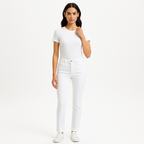 Pantalon Le High Straight Jean - Blanc