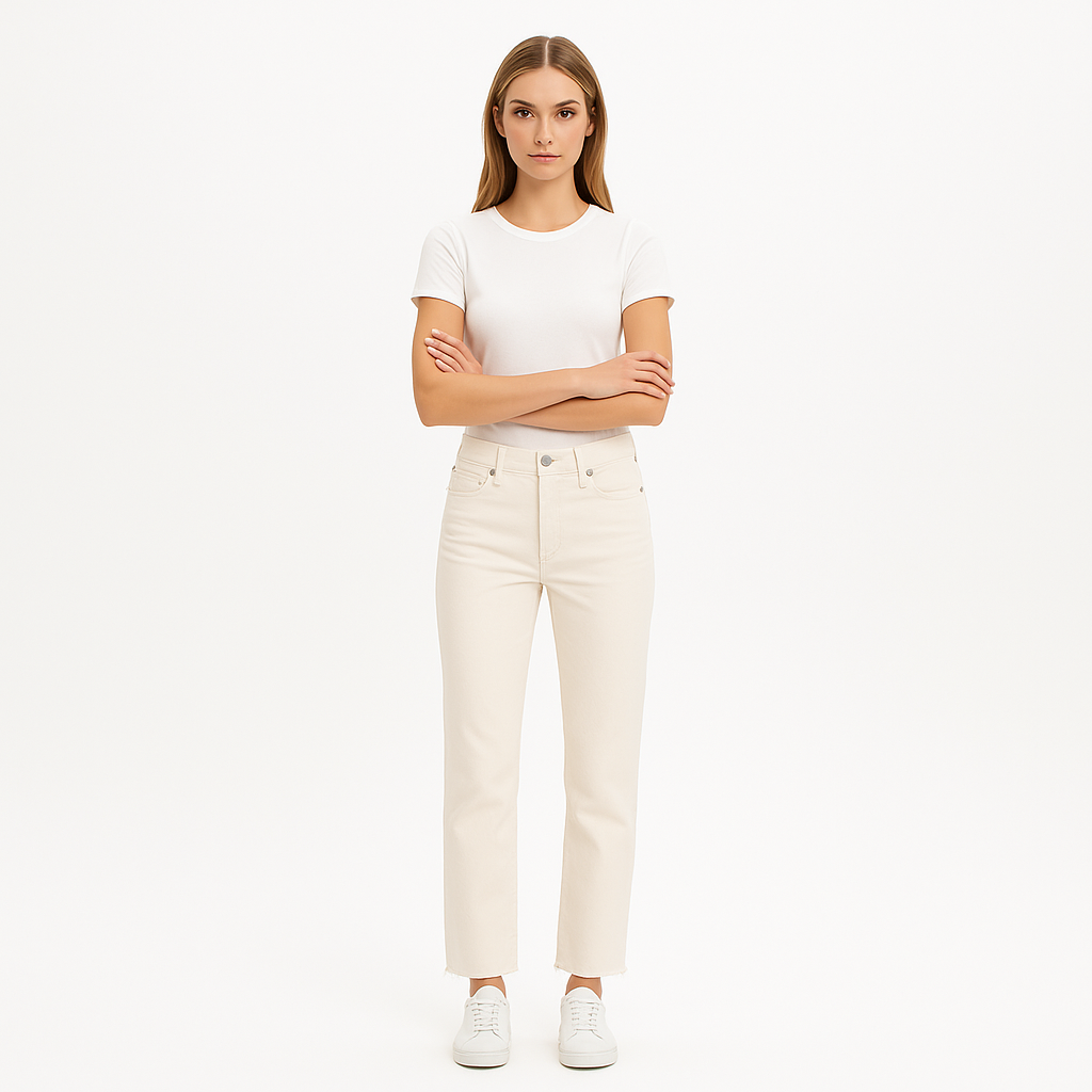 Pantalon Le High Straight Raw - Au Natural Grind