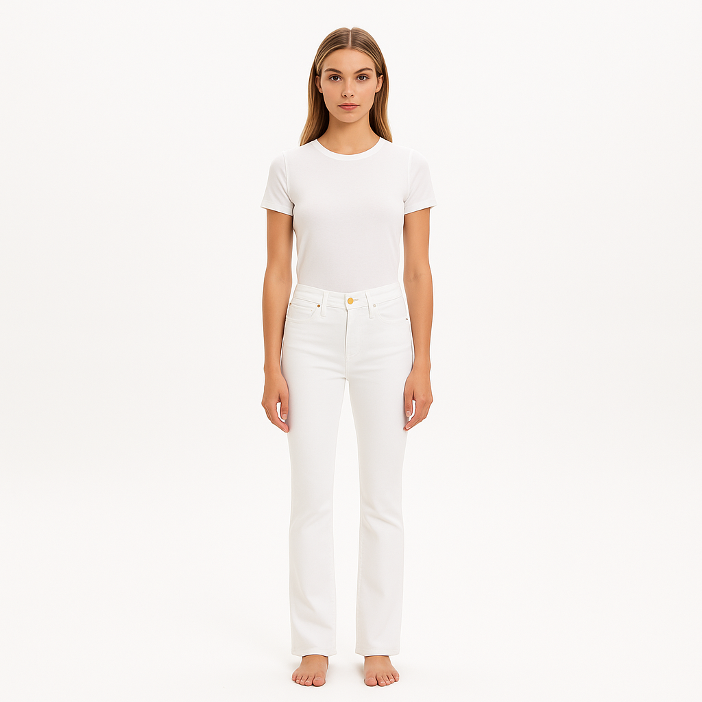 Pantalon Le Mini Boot - Blanc