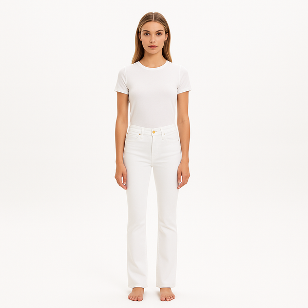 Pantalon Le Mini Boot - Blanc