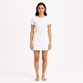 Jupe Le One Mini Raw After - Blanc