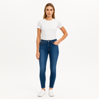 Pantalon Le One Skinny Crop - Sapphire