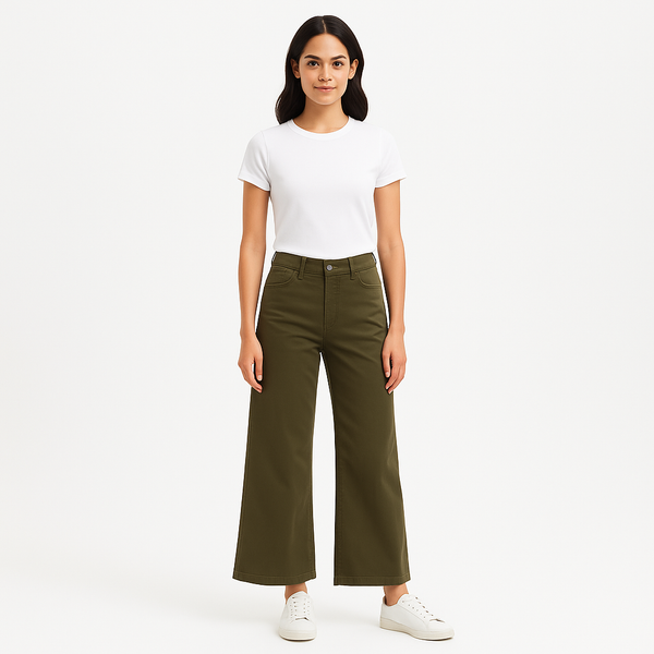 Pantalon Le Palazzo Sateen - Surplus