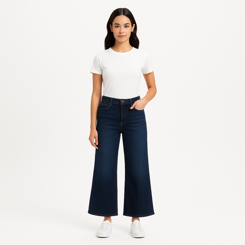 Pantalon Le Palazzo Crop - @ Moonflower