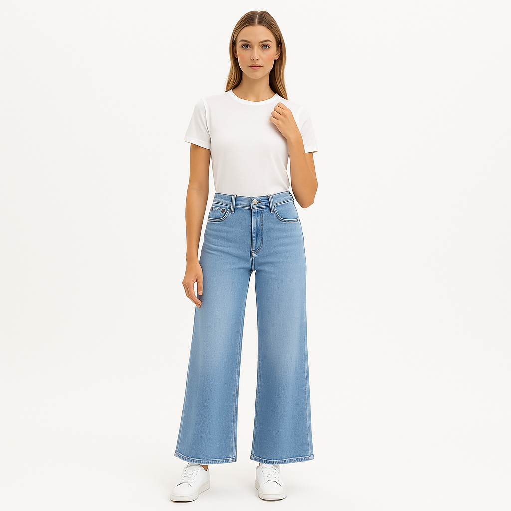 Pantalon Le Palazzo Crop - Yorba
