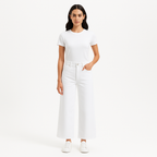 Pantalon Le Pixie Triple Binding Wide Leg - Blanc