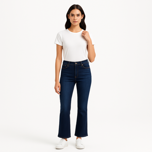 Pantalon Le Super High Crop Mini Boot Raw Aw - Kettering