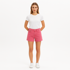 Short Le Super High Raw Edge Aw - Washed Flamingo