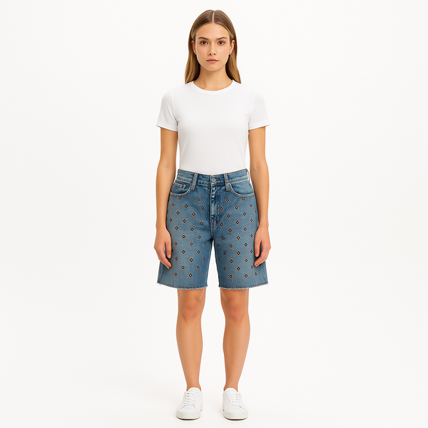 Pantalon Le Slouch Bermuda Wall Over Grommets - Fitzgerald