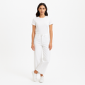 Pantalon Le Slim Palazzo - White