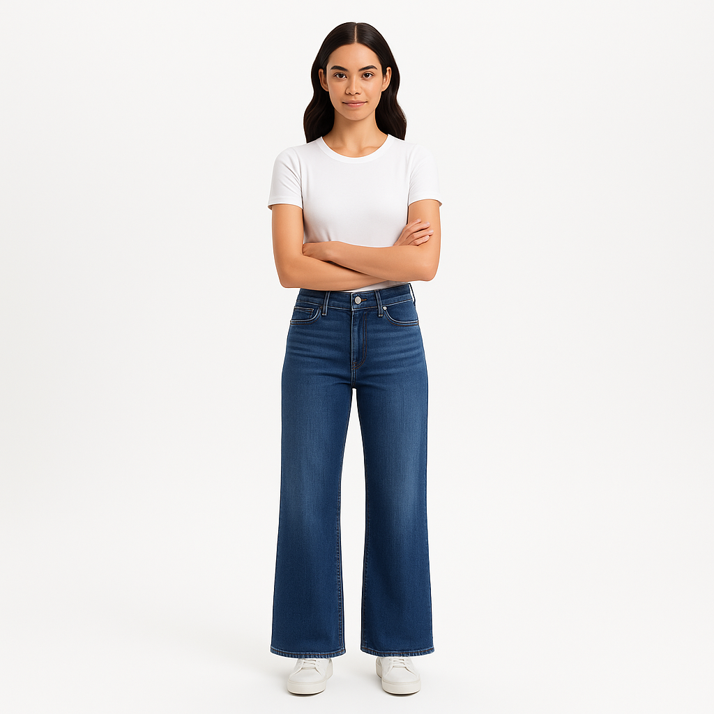 Pantalon Le Slim Palazzo - Temple