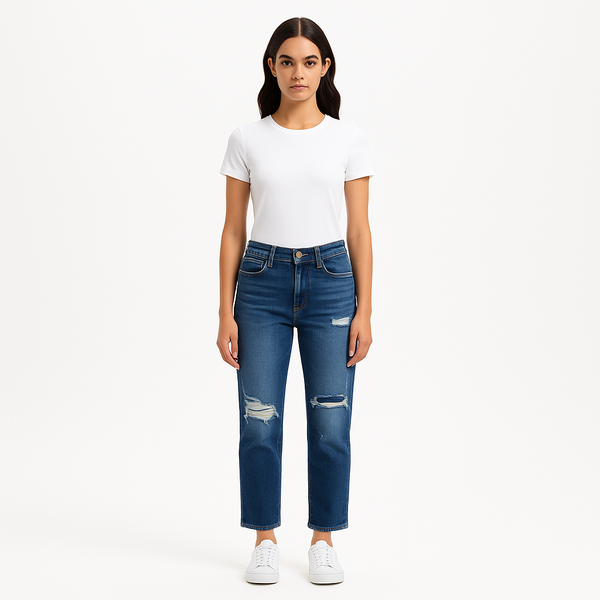 Pantalon Le Sylvie Crop Degradable - Swoon