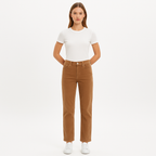 Pantalon Le Sylvie Raw After Cord - Latte