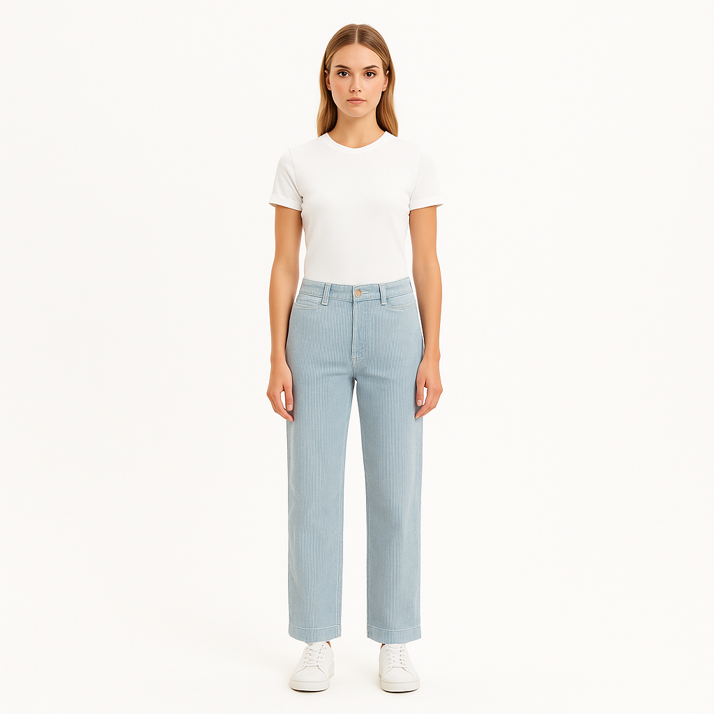 Pantalon Le Tomboy - Bleached Stripe