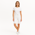Pantalon Le Vintage Bermuda Raw Edge - Blanc