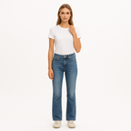Pantalon The Low Boot Biodegradable - Indigo Summit