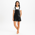 Short Leatherall - Noir