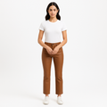 Pantalon Le Crop Mini Boot - Tobacco