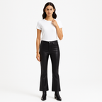 Pantalon Le Crop Mini Boot - Washed Black