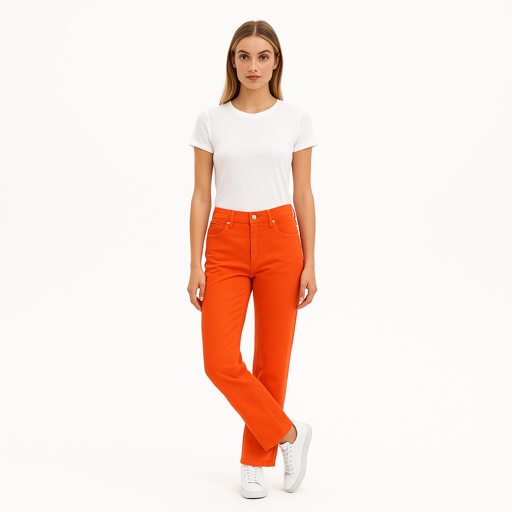Pantalon Le Slouch - Orange Crush