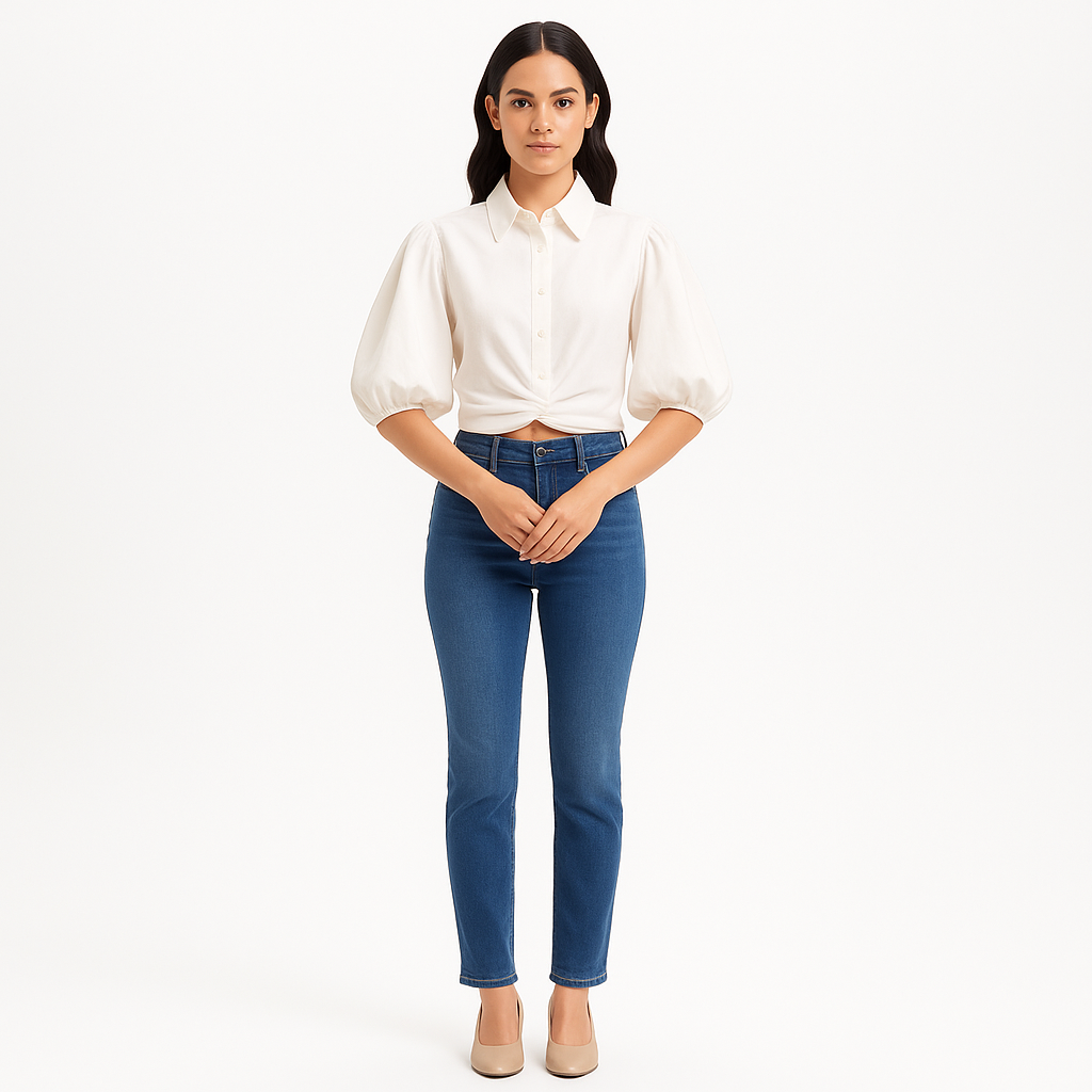 Top Voluminous Twist - Off White