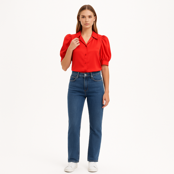 Top Gillian - Red Orange