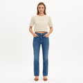 Top Cropped Lace - Bone