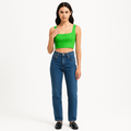 Top Linear Lace Bra - Bright Peridot