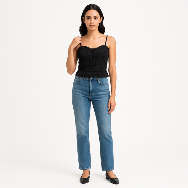 Top Corded Cami - Noir