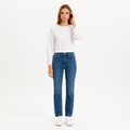 Blouse Cinched Shoulder Tie - Blanc