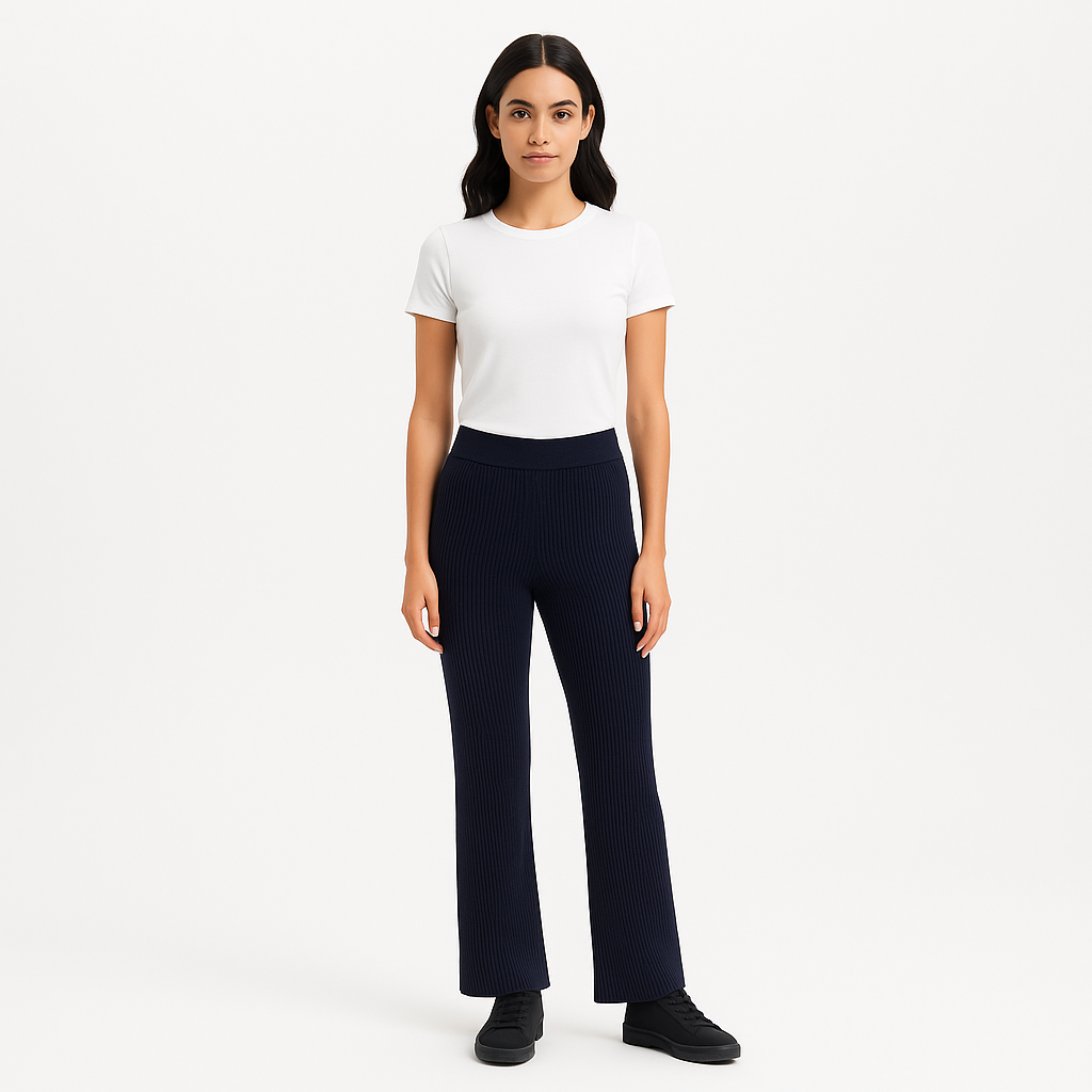 Jogging Crop Kick - Navy