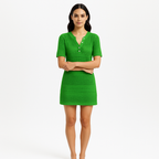 Robe Crochet Mini - Bright Peridot