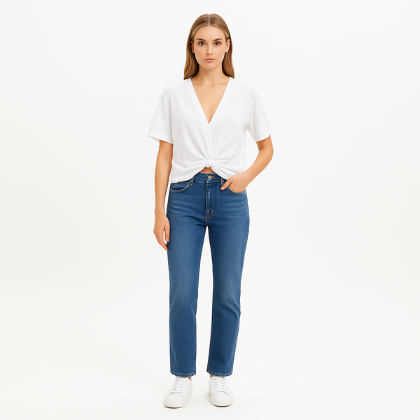 T-Shirt Twisted Ss - Blanc
