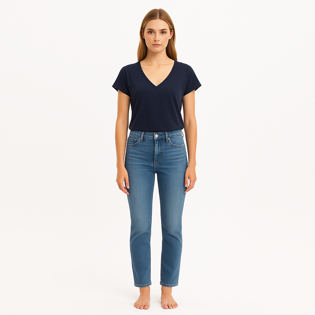Top Le High Rise V - Navy