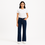 Pantalon Le Mini Boot Denim - Dark Rinse