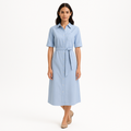 Robe 70S Ss Shirt - Oxford Blue