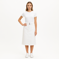Jupe Mosaic Midi - Vintage White