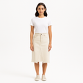 Jupe Relaxed Jagged Edge - Vintage White