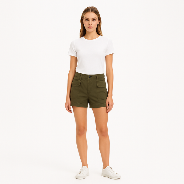 Short Patch Pocket Utility - Washed Fatigue