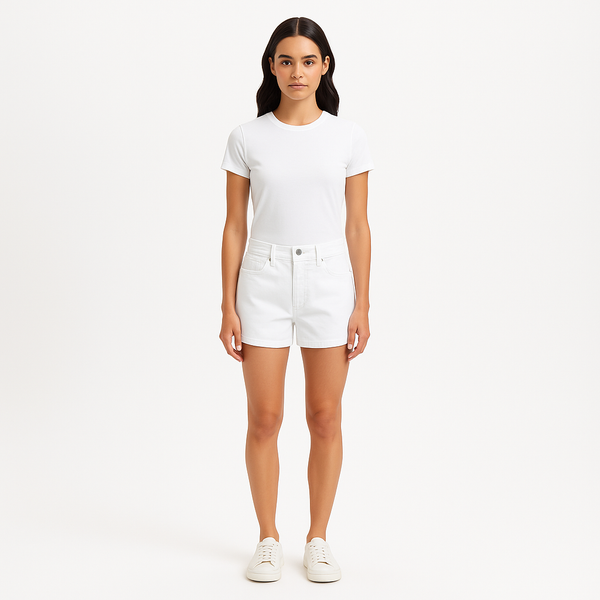 Short Triple Binding - Blanc