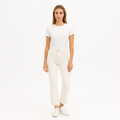 Pantalon Le Super High Crop Mini Boot Cascade Hem - Au Natural Destruct
