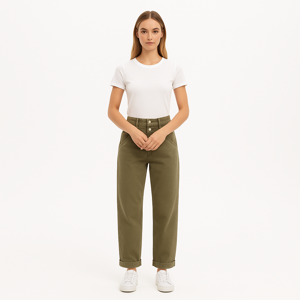 Pantalon 90S Utility Loose - Washed Summer Sage