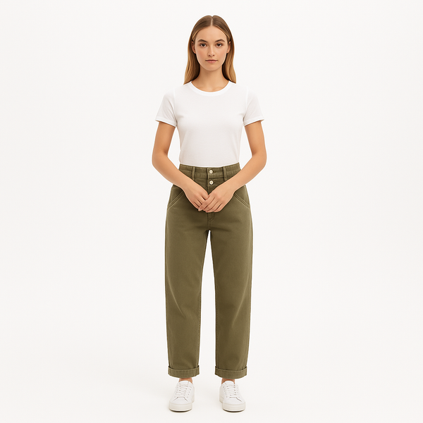 Pantalon 90S Utility Loose - Washed Summer Sage