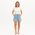 Short Le Bardot Exposed Button - Trevi