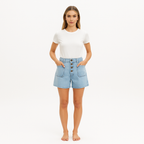 Short Le Bardot Exposed Button - Trevi