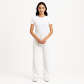 Pantalon Braided Waistband Wide Leg - Au Natural Clean