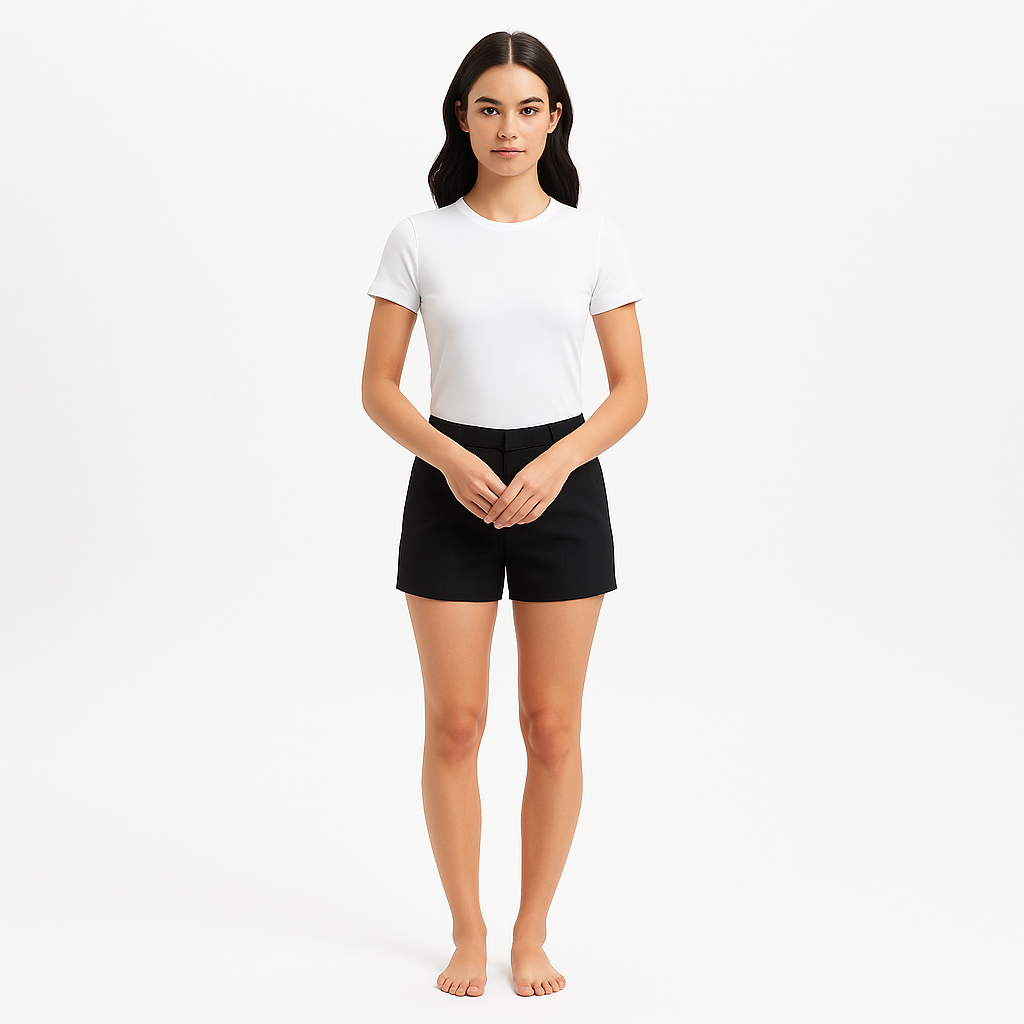 Short Hot Trouser - Black