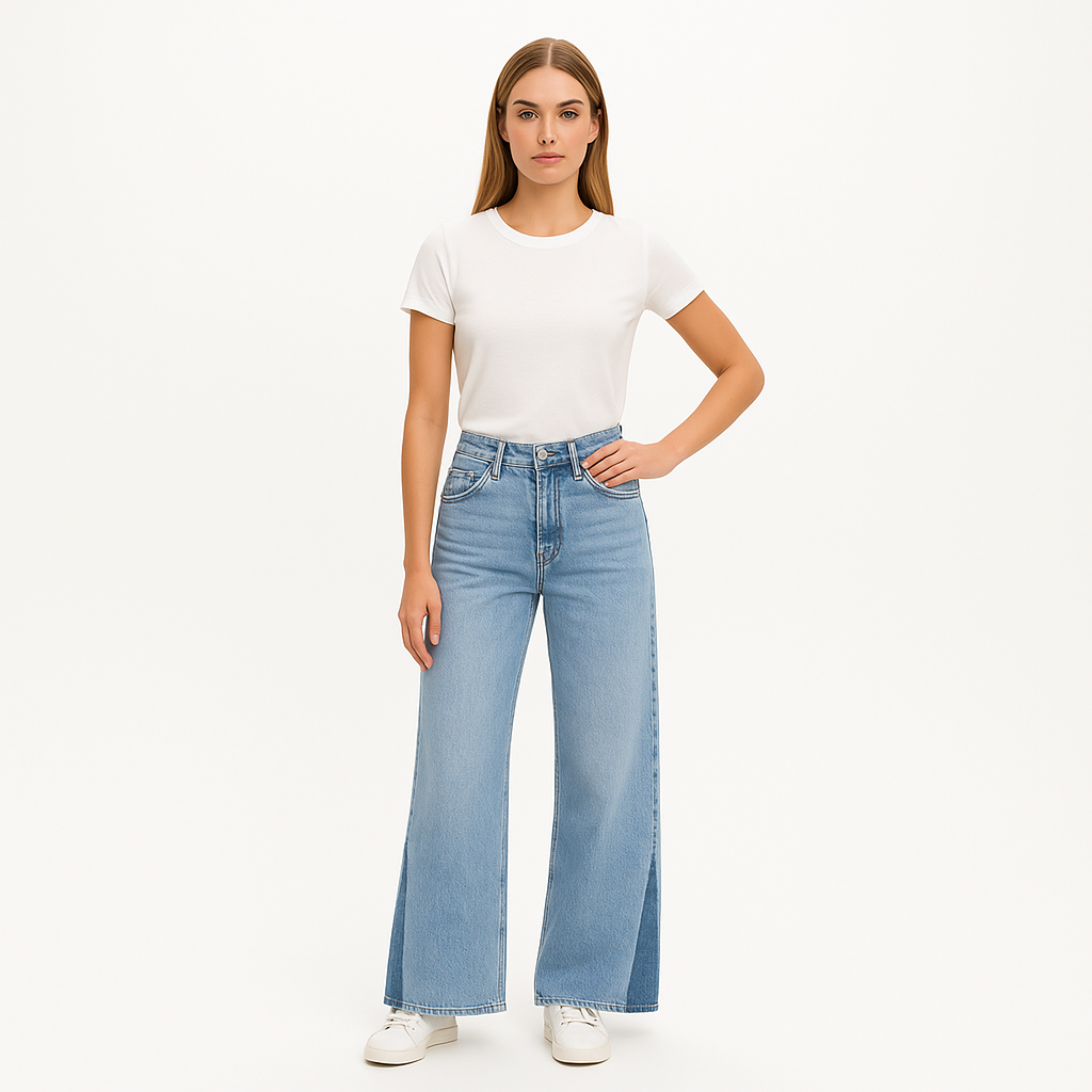 Pantalon Le Baggy Palazzo Outseam Insert - Fairytale