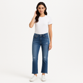 Pantalon Le Crop Mini Boot Raw Stagger Chew - Drizzle Rips Chew