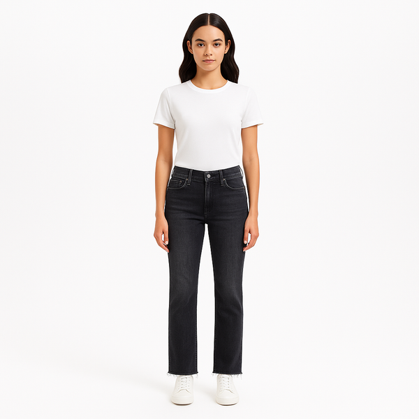 Pantalon Le High Straight Long - Claudius